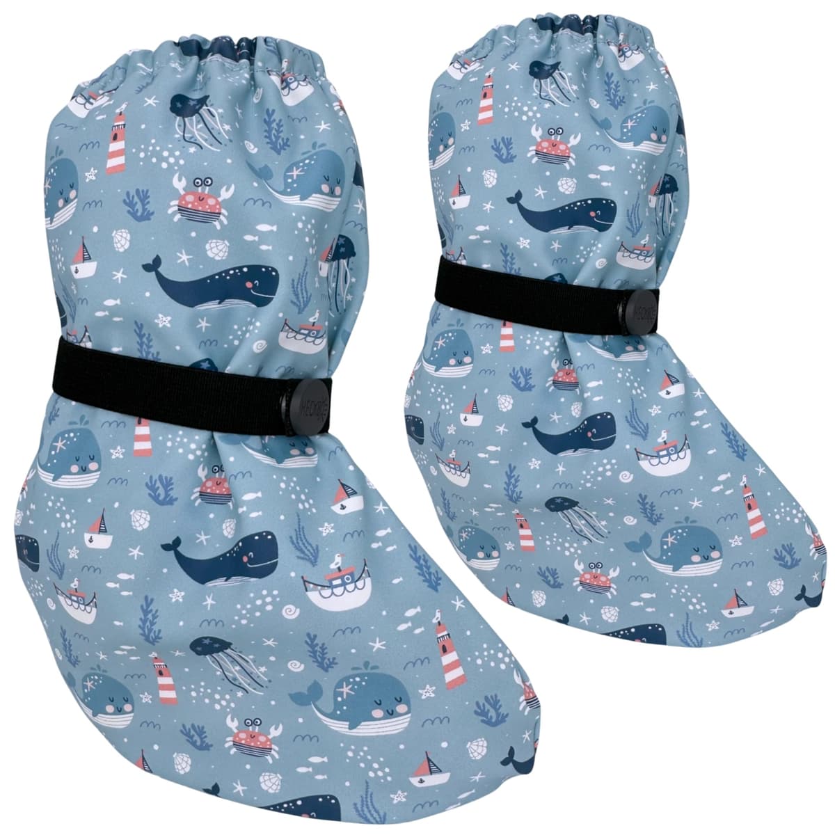 HECKBO Baby rain Booties 3 to 24 Months - Waterproof with Fleece Lining - Different Designs - Outdoor mud Shoes for Babies & Toddlers — view 12