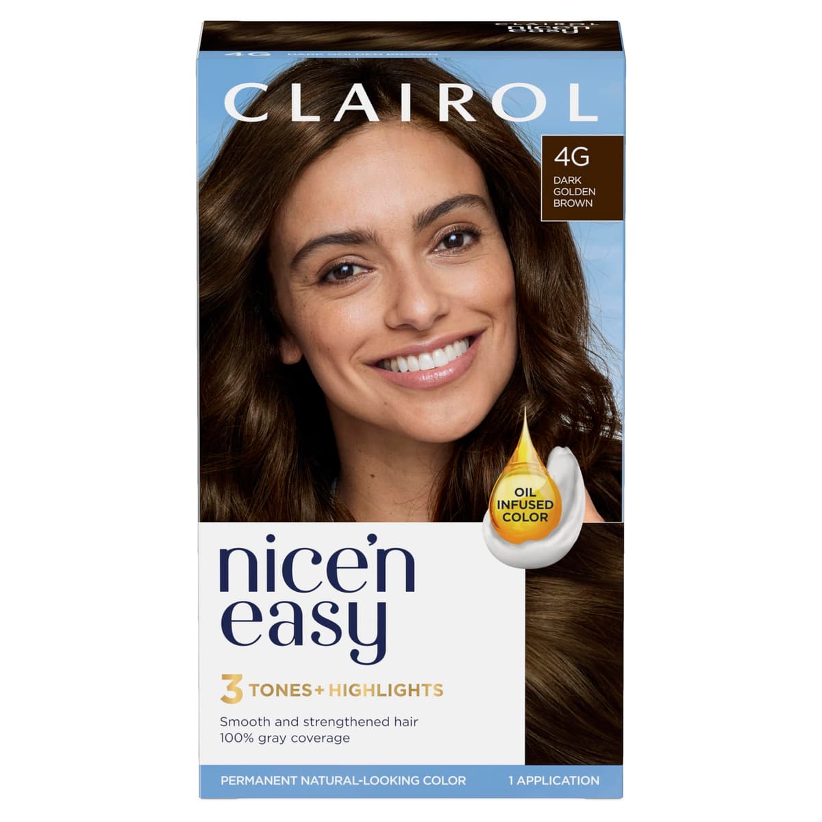 Clairol Nice'n Easy Crème, Natural Looking Oil Infused Permanent Hair Dye, 5A Medium Ash Brown — view 22