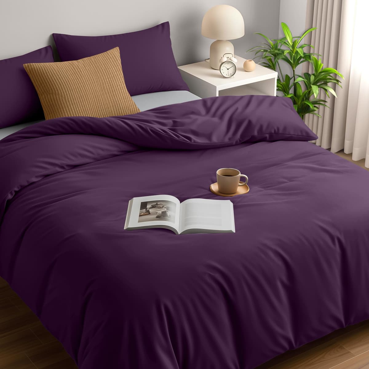 Utopia Bedding Duvet Cover Double - Soft Microfibre Polyester - Bedding Quilt Cover Set, with Pillow cases (Grey) — view 66