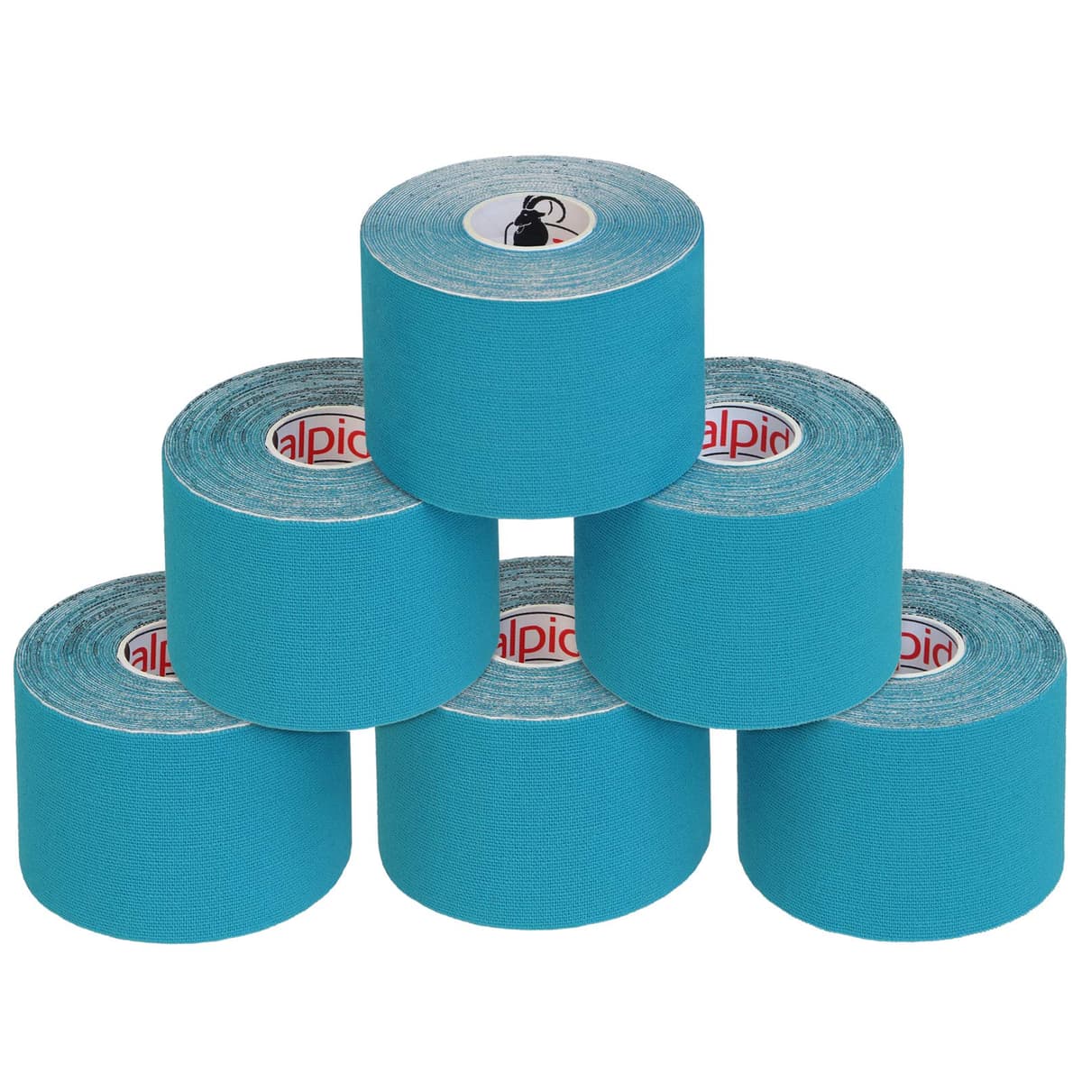 ALPIDEX Cinta Kinesiología Tape 1/3 / 6/12 Rollos Muchos Colores 5 m x 5 cm E- Book Ejemplos Aplicación Cinta Muscular Sin Látex Transpirable — view 17