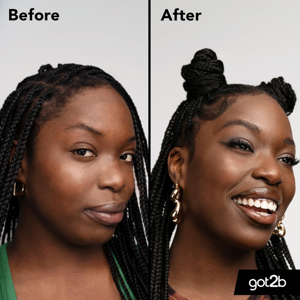 got2b Glued 4 brows & Edges Clear gel 2 in 1 16 ml, Screaming Hold Brow gel, Eyebrow Gel for Long Lasting Looks, Vegan Formula — view 4