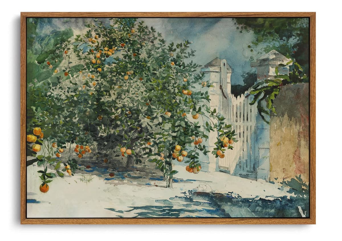OIQArtOIQ Framed Canvas Wall Art,Vintage Decor,Landscape Nature Country Wildflower Paintings Farmhouse Pictures Modern Artwork Rustic Fall Flower Prints Cottagecore Office Living Room Bedroom Bathroom — view 102