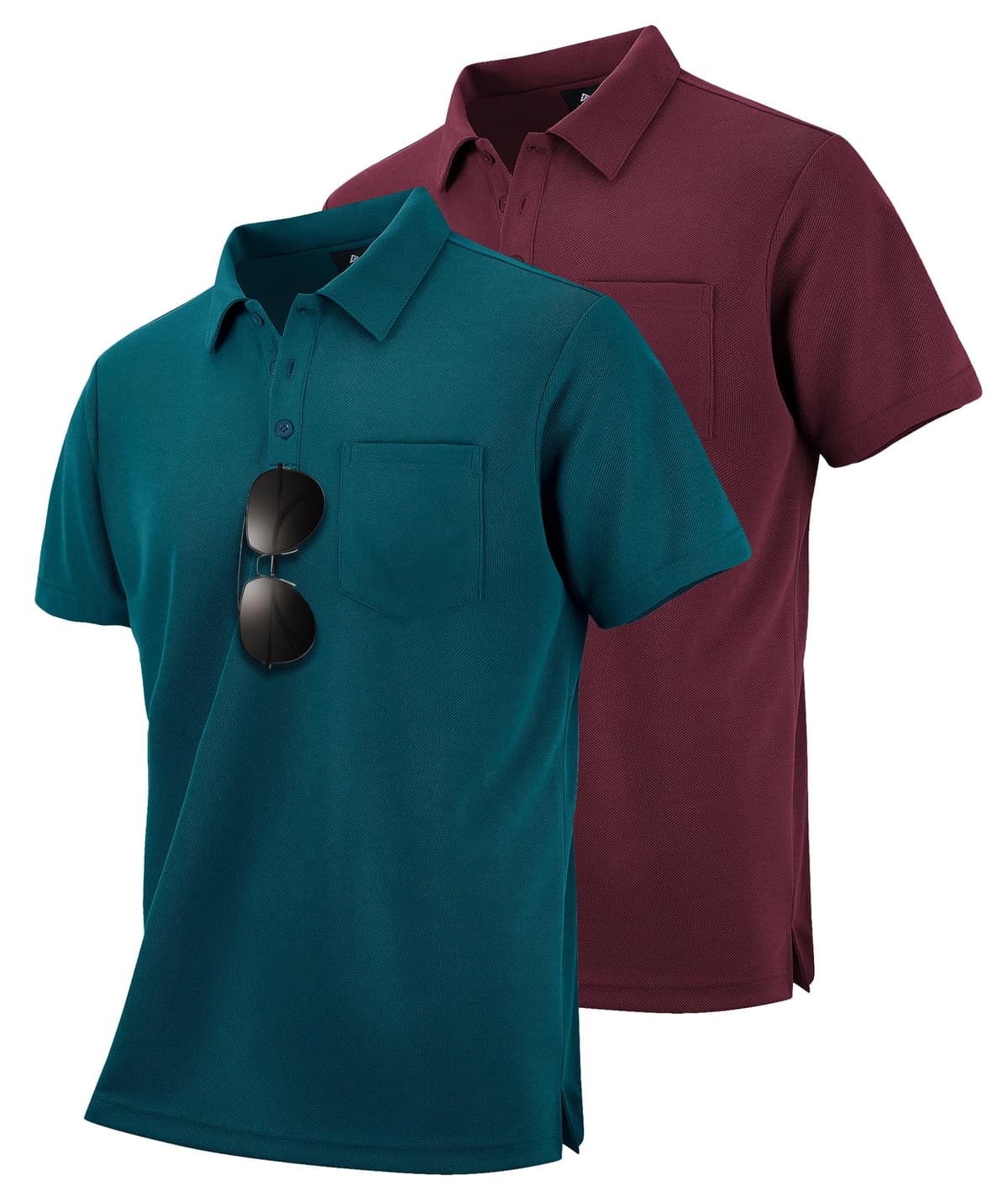 SwissWell Lote de 2 Polo Hombre Manga Corta Transpirable Golf Polos Camisa para Hombre — view 12