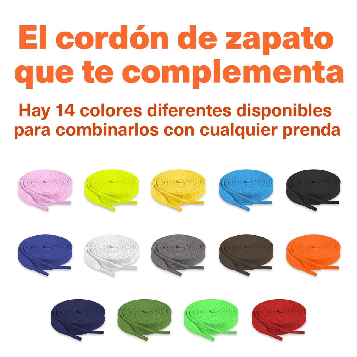 TBOC Cordones Planos para Calzado Zapatos Deportivas Zapatillas Botas Cordón Patines Fútbol Deportes [Ancho 8 mm] Compatibles con Converse Nike Adidas Panama Jack Vans — view 4