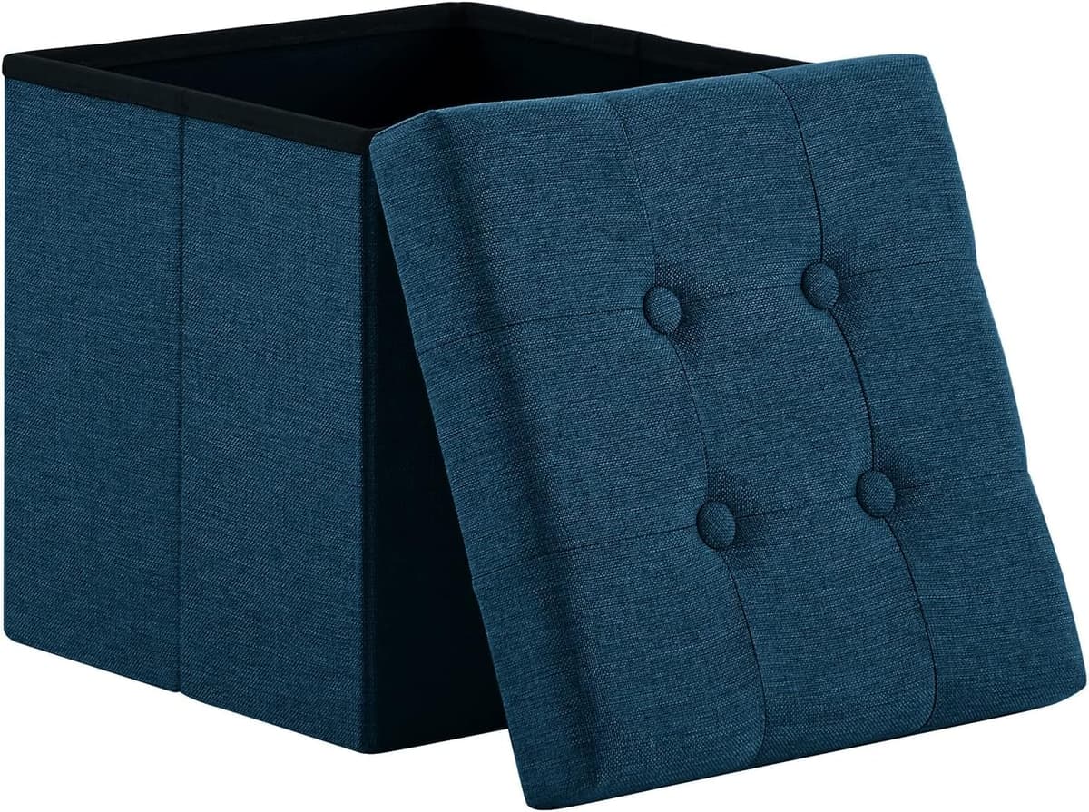 Madera Nieve Banco con Almacenamiento, Banco Acolchado, Taburete, baúl con Capacidad de Carga de hasta 300 kg (Beige, 76x38) — view 10