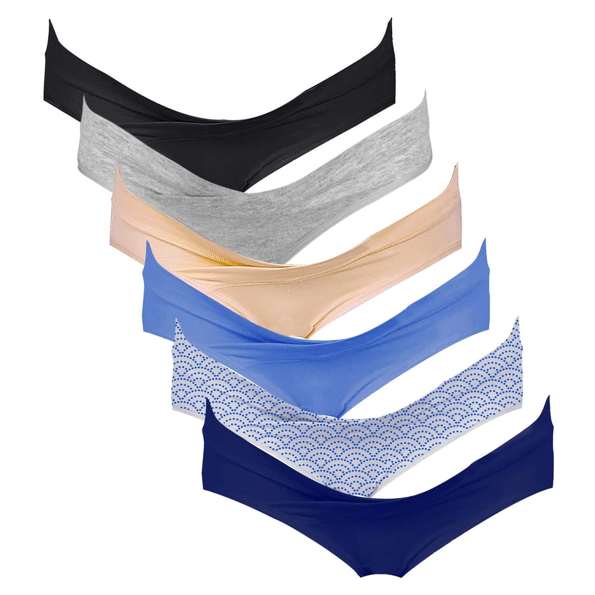 Intimate Portal Maternity Knickers | Pregnancy Postpartum Underwear | Under Bump Cotton Bikini Pants