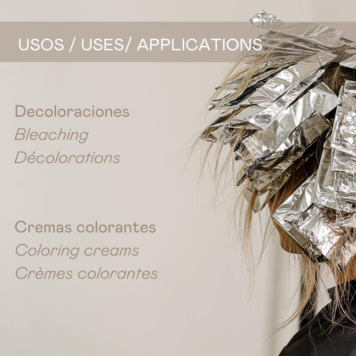 VALQUER Agua Oxigenada en Crema Estabilizada 10 Volúmenes 3% | Oxidante para Coloración Capilar Permanente y Decoloración | Vegano con Ingredientes de Origen Natural | Profesional | 1 L — view 5