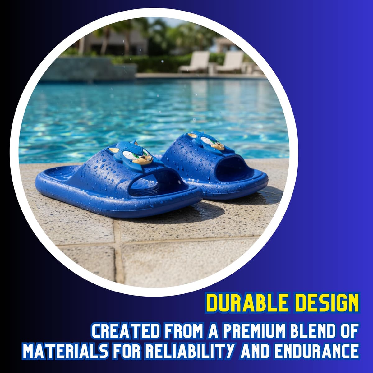 Sonic The Hedgehog Sandalias para Niños, Sandalias de Verano, Regalo Niños, Tallas EU 26 a 33 — view 5