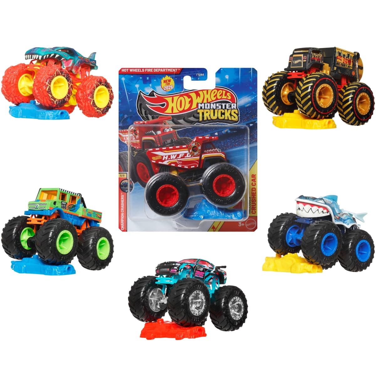 Hot Wheels Monster Truck Coches de Juguetes 1:64 (Modelos Surtidos, selección aleatoria), FYJ44 — view 2