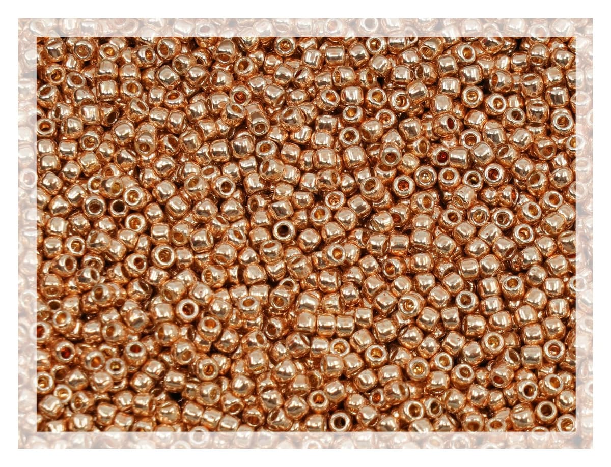 5 g TOHO Round Seed Beads Rocailles, Size 15/0, Opaque Frosted White (# 41F), Japan, Glass — view 5