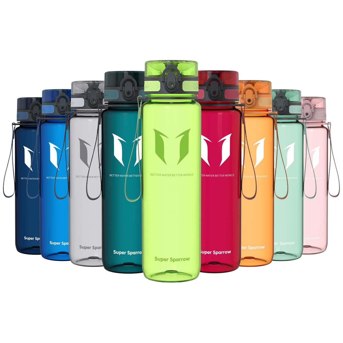 Super Sparrow Botella de Agua Deportiva -350ml & 500ml & 750ml & 1000ml - Sin BPA — view 74