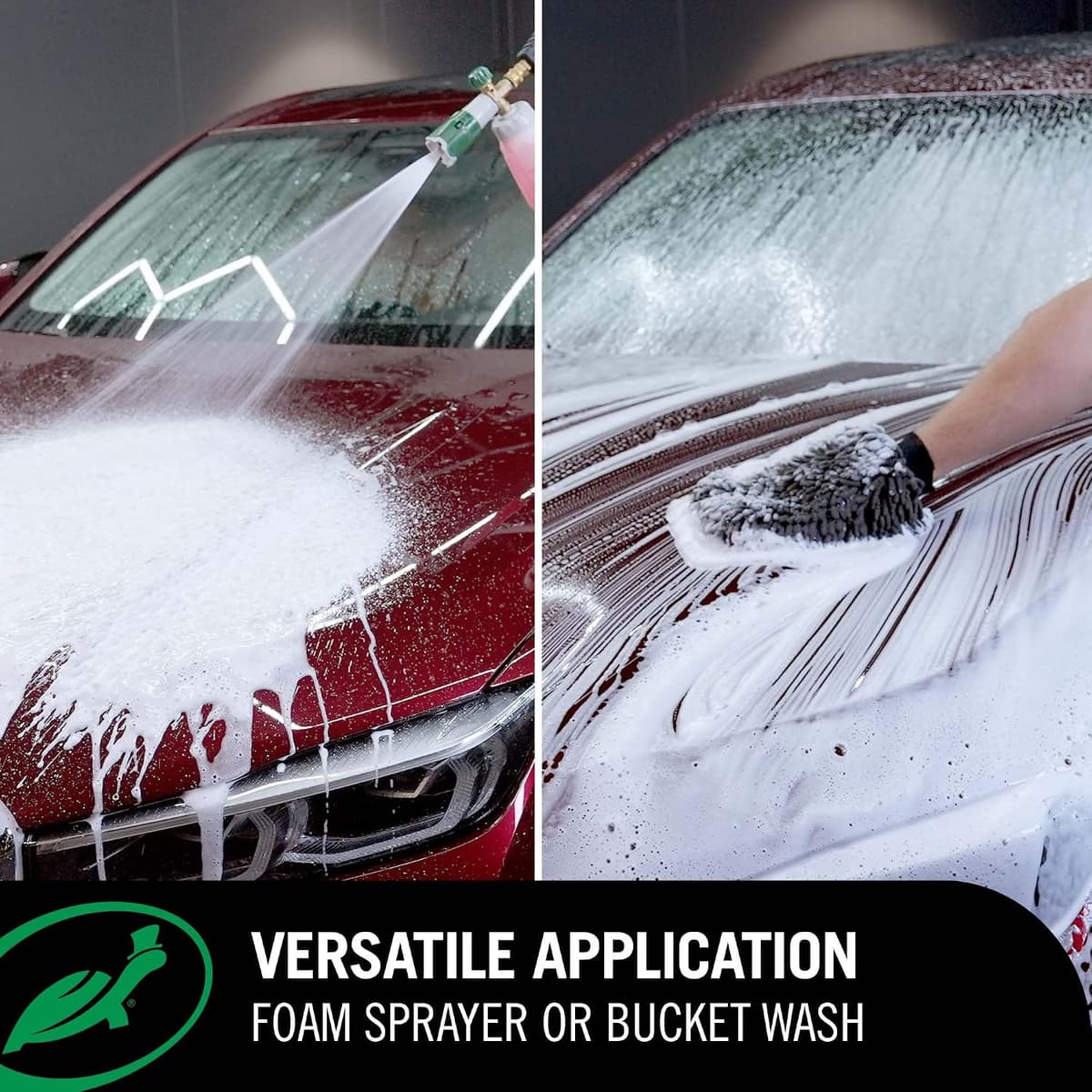 Turtle Wax Snow Foam, Thick, PH balanced Car Shampoo. 5L, Pack of 1, Cherry Scented, Streak Free Formula Safe for All Paint, Tyres, Wheels and Trim, Perfect for Overall Car Cleaning — view 6