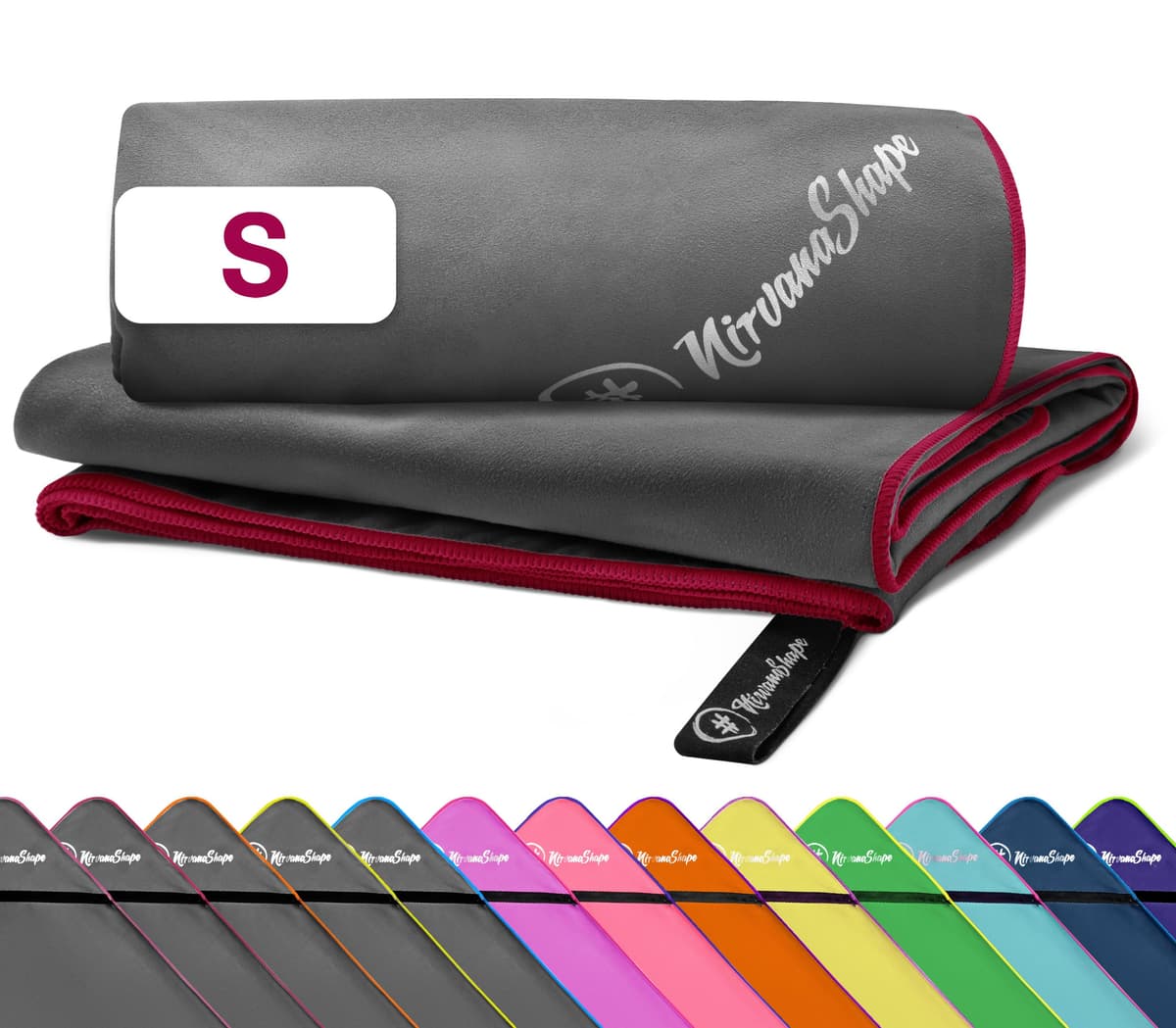 NirvanaShape Toallas de Microfibra | Absorbentes, Ligeras, de Secado rápido | Toallas de baño, Toalla de Viaje, Toallas Deportivas | Ideales para Viajar, IR al Gimnasio, la Playa, Practicar Yoga — view 71