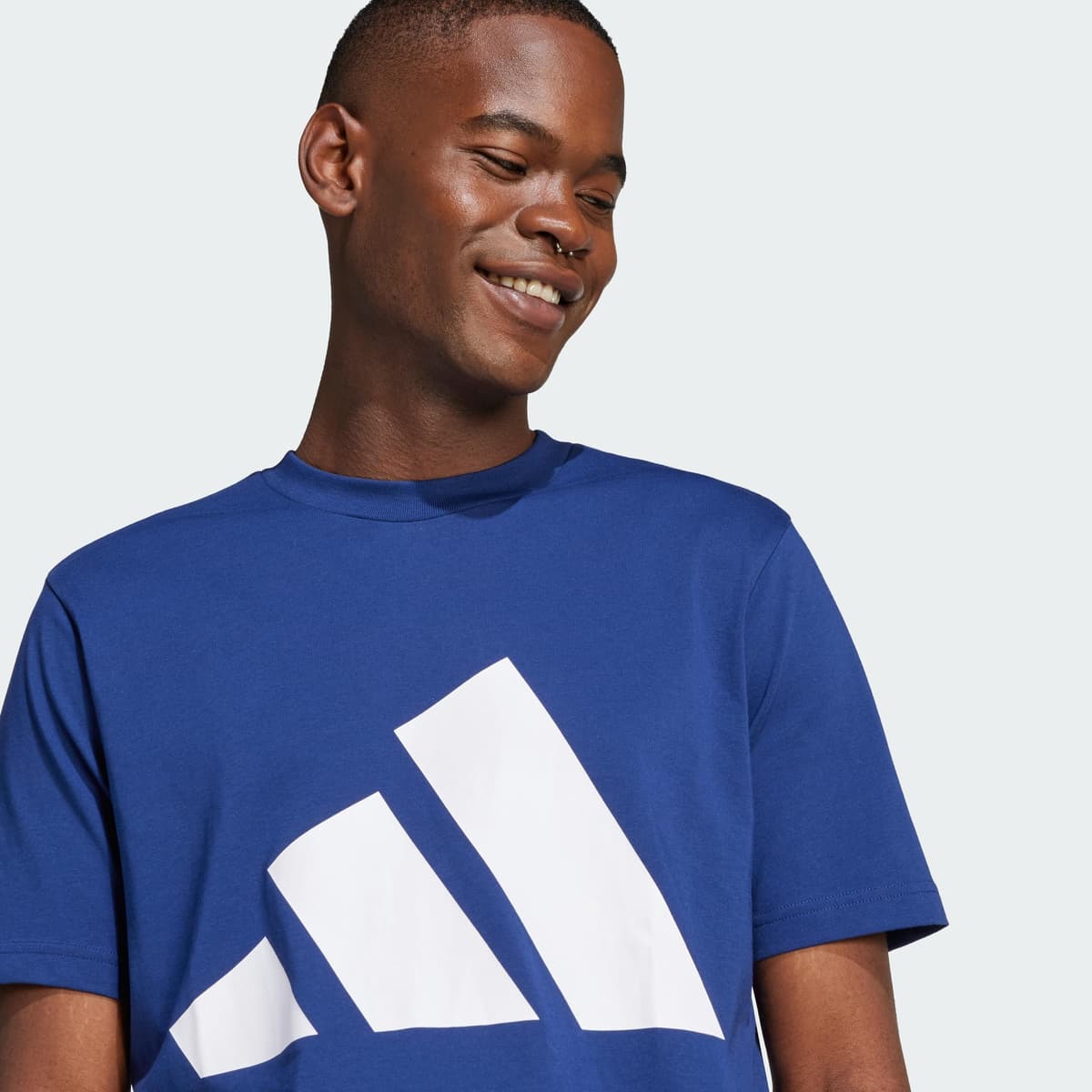 Adidas Hombre Essentials Big Logo Single Jersey tee — view 4