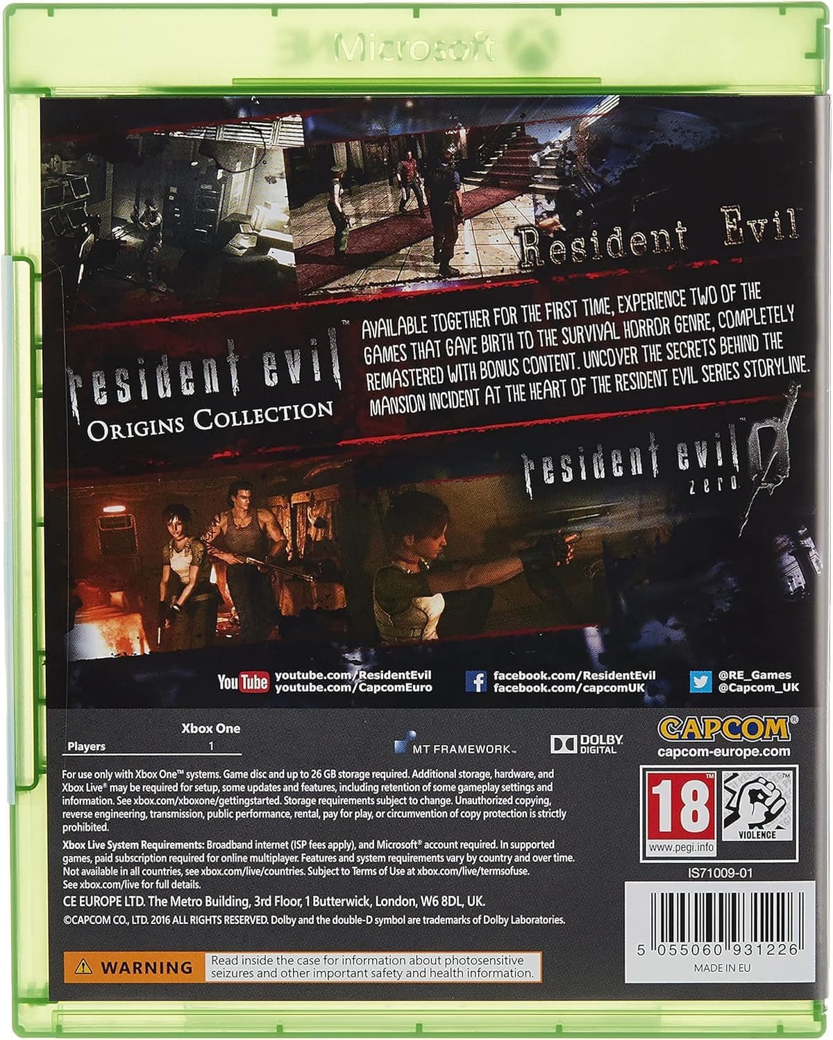 Resident Evil Origins Collection (Xbox One) — view 2