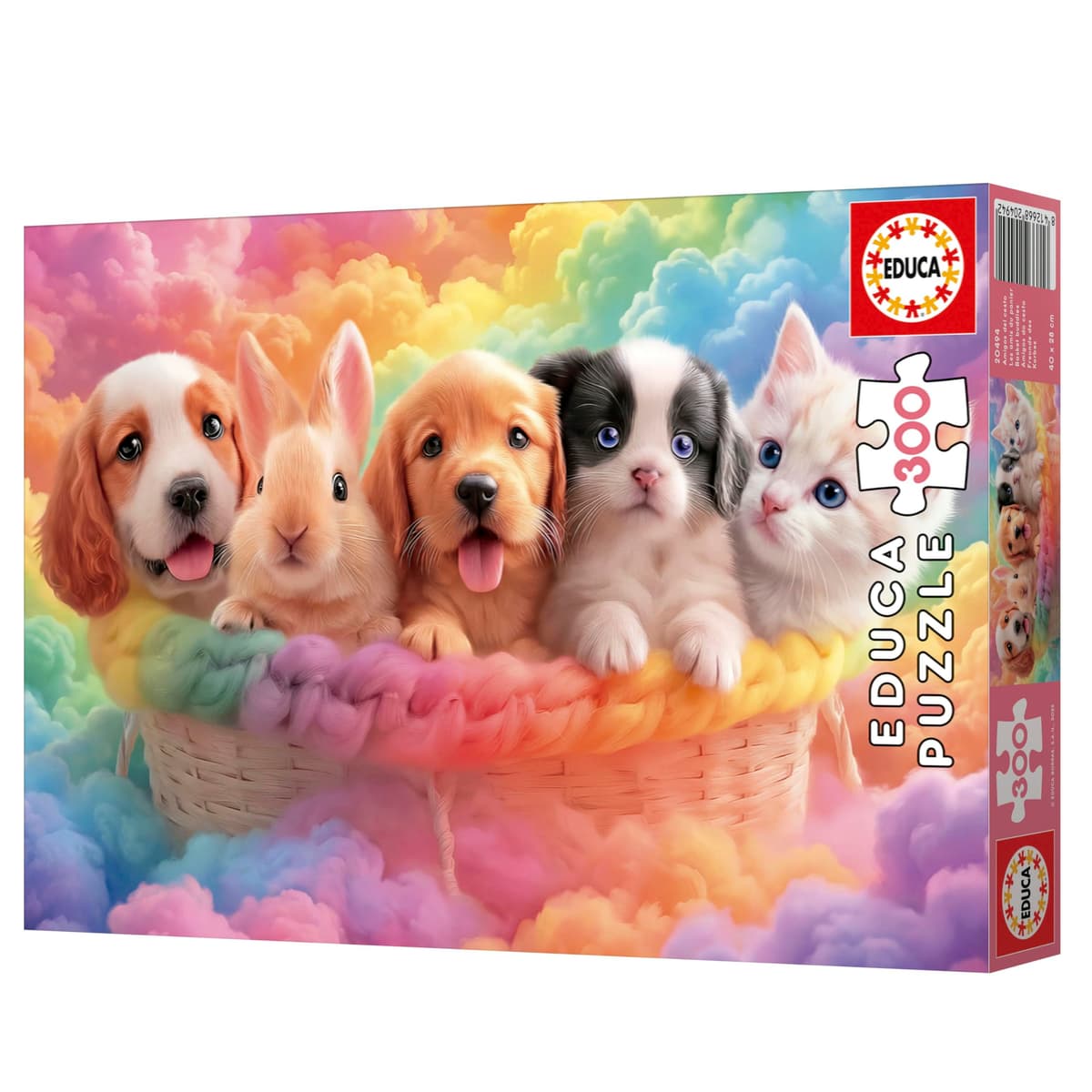 Educa - Puzzle Infantil de 300 Piezas | Amigos del Cesto | Medidas: 40 x 28 cm | Recomendado a Partir de 6 7 8 años (20494) — view 3