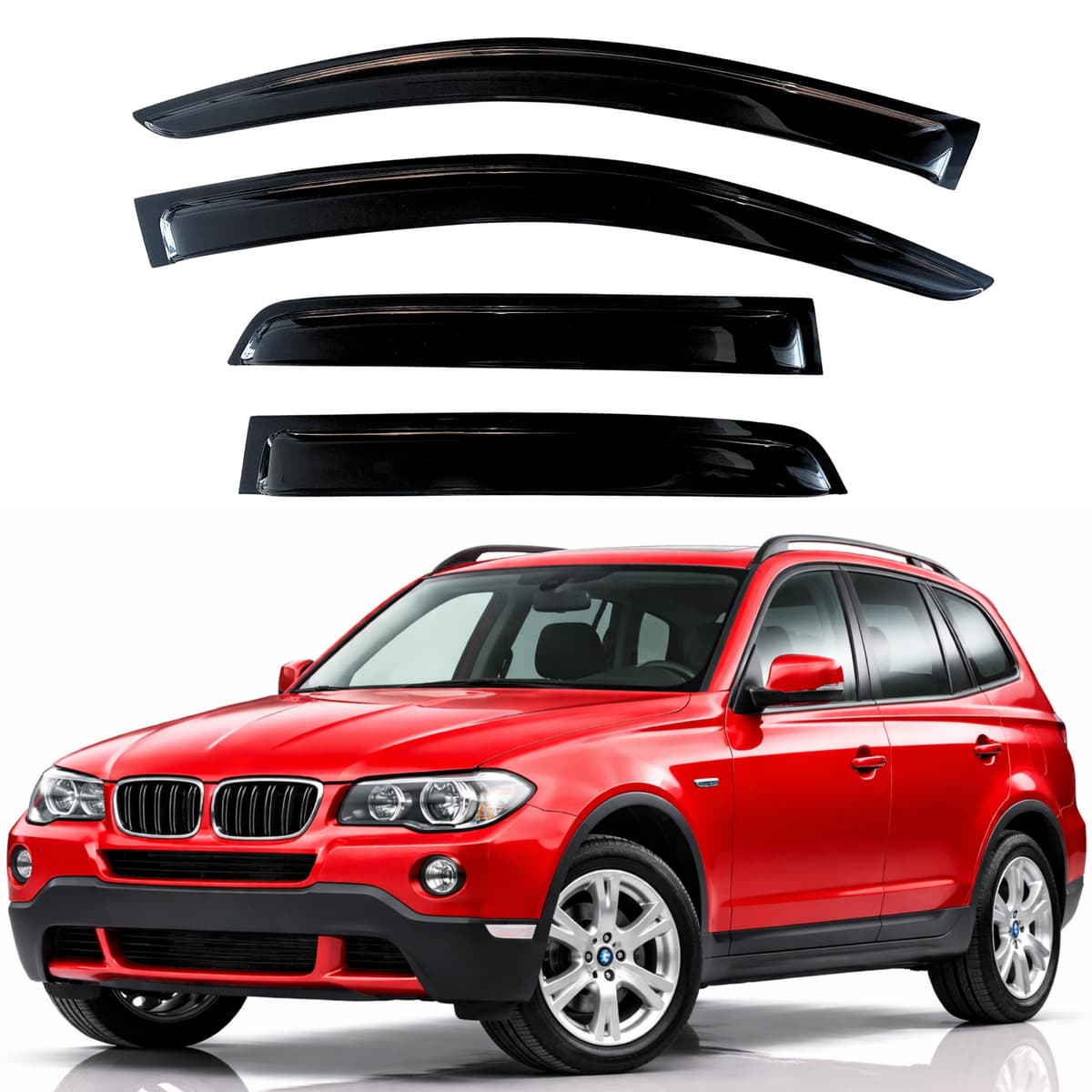 KPY Rain Guards Fit for 2006-2013 Lexus IS250 IS350, Out-Channel Window Visors Vent Wind Deflectors 4PC, Car Accessories for 06-13 Lexus is Series — view 159