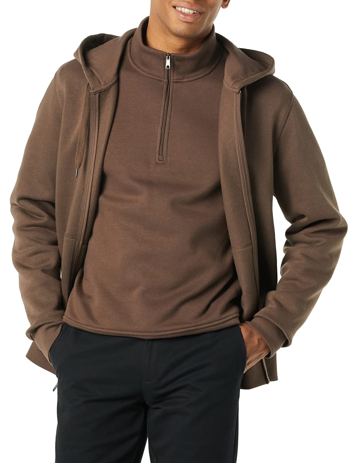 Amazon Essentials Chaqueta de Felpa con Cremallera Completa (Disponible en Tallas Grandes y Largos Especiales) Hombre — view 24