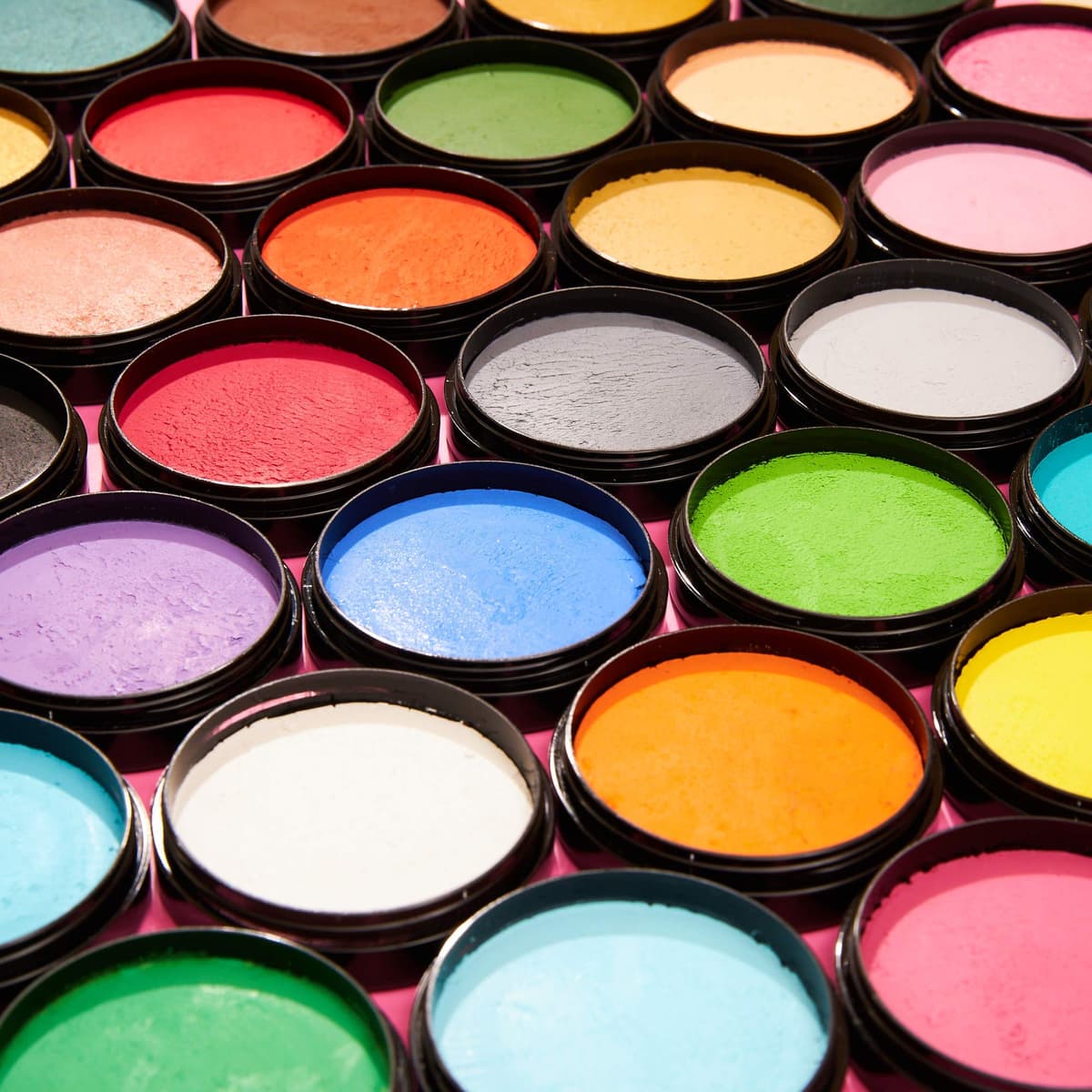 Moon Creations Maquillaje Facial y Corporal Profesional | Pintura de Color Profesional | Pintura Facial para Niños, Adultos, Disfraces, Festivales, Halloween Naranja brillante 36g — view 5