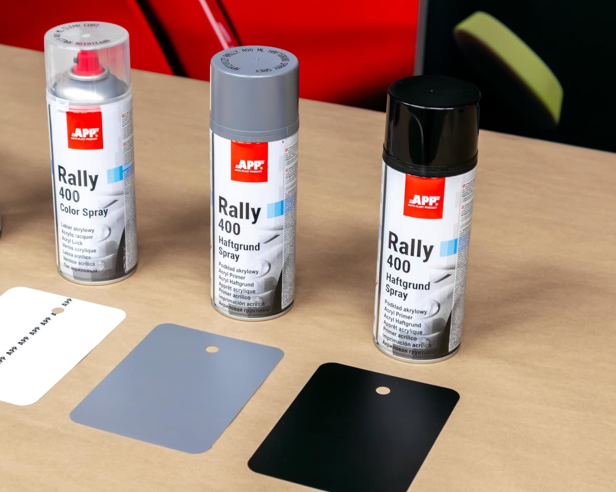 APP Rally 400 Color Spray - Barniz spray transparente brillante para coche, madera, metal | Incoloro brillante para todo tipo de superficies, alta cobertura | 400 ml — view 2