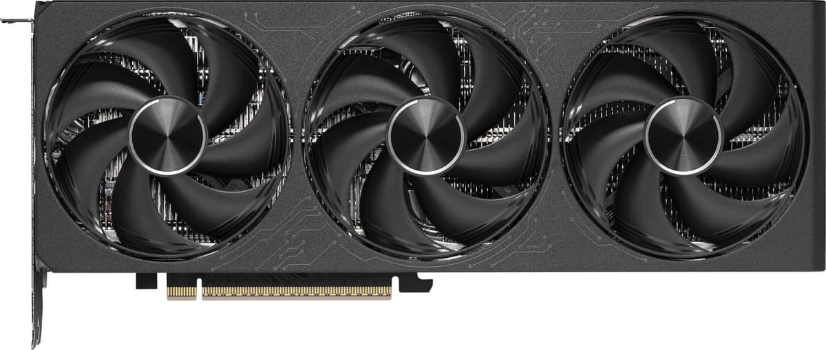 msi Gaming RTX 5080 16G Inspire 3X OC Black Graphics Card (16GB GDDR7, 256-bit, Extreme Clock 2655 MHz, DisplayPort x 3 2.1a, HDMI 2.1b, NVIDIA Blackwell Architecture) — view 2