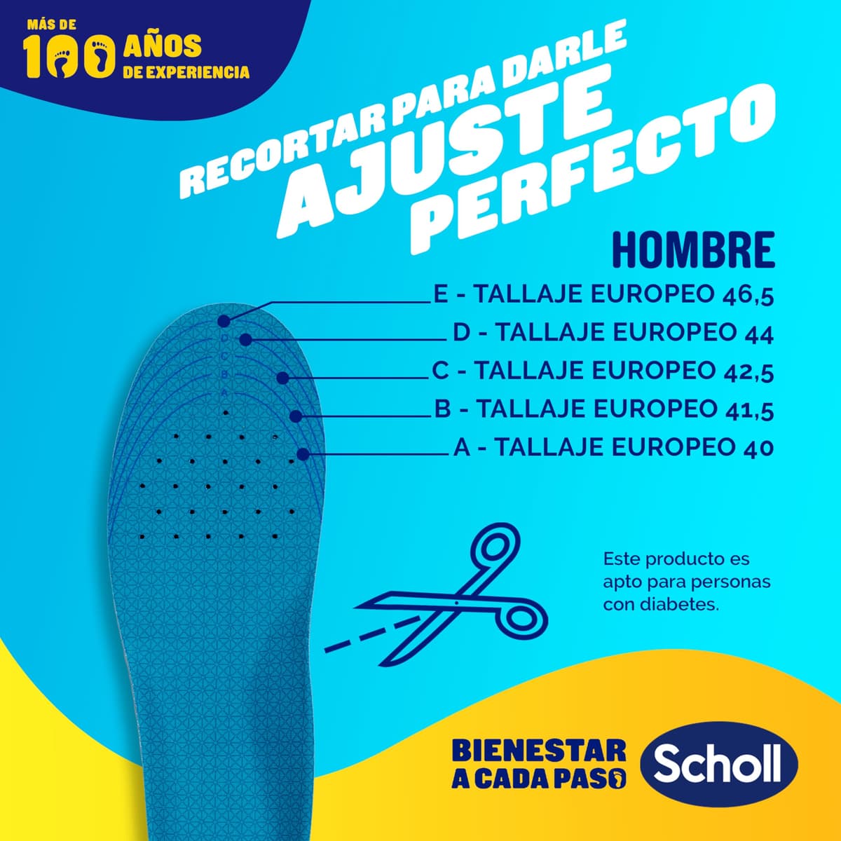 Scholl GelActiv Profesional Plantillas de Gel para Hombre - Botas y Zapatos de Trabajo, Comodidad Superior y Absorción de Impactos con Tecnología GelWave, Amortiguación Todo el Día, Talla 40-46.5 — view 7