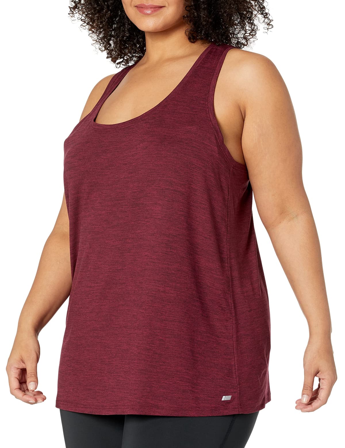 Amazon Essentials Top Deportivo Elástico de Entrenamiento, Secado Rápido y Espalda Nadadora (Tallas Grandes) Mujer, Paquetes Múltiples — view 6