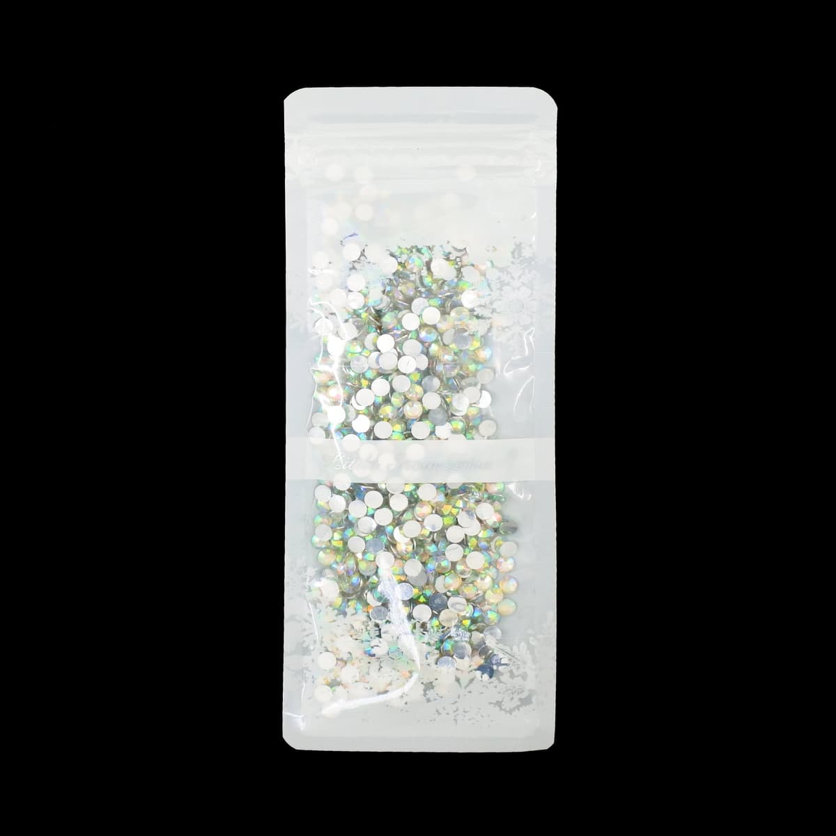 Little Snow Direct® Pack of 1000 Resin Crystal Flat Back Rhinestones Diamante Gems Nail Art & Crafts (Crystal AB, 5mm) — view 5