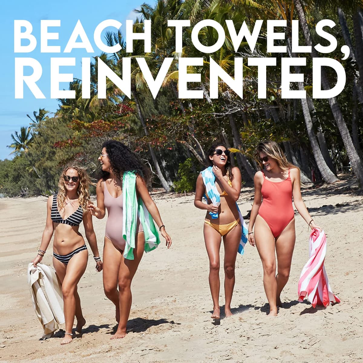 Dock & Bay Beach Towel - Quick Dry, Sand Free - Compact, Lightweight - 100% Recycled - Includes Bag - Cabana Light - Malibu Pink - Large (160x90cm, 63x35) — view 5