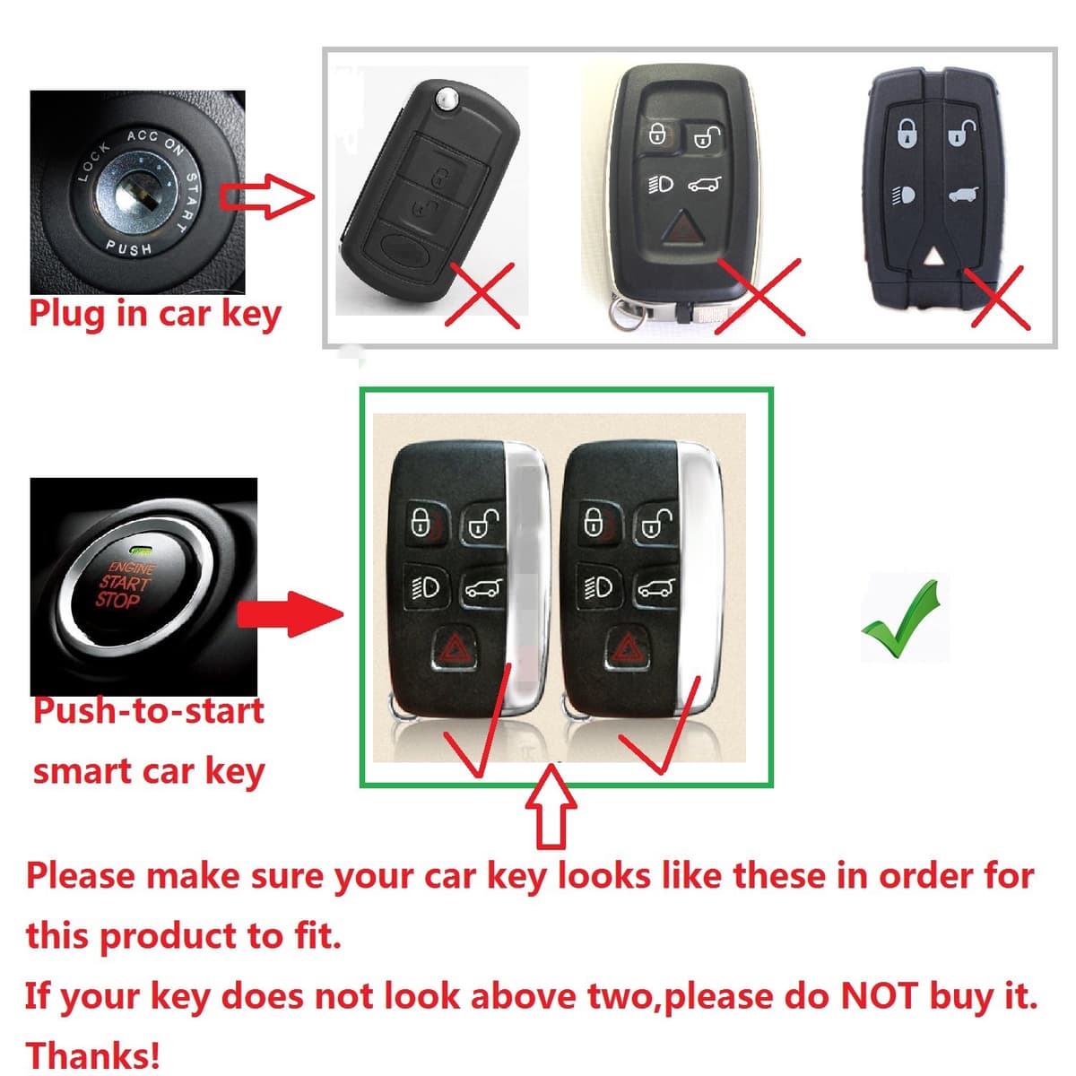 M.JVisun Soft TPU Case Cover Protector Case for Land Rover, Car Remote Key Fob Case for Land Rover Discovery 4/Sport Freelander 2 for Range Rover Evoque/Sport/Velar - Glossy Pink - Braided Keychain — view 2