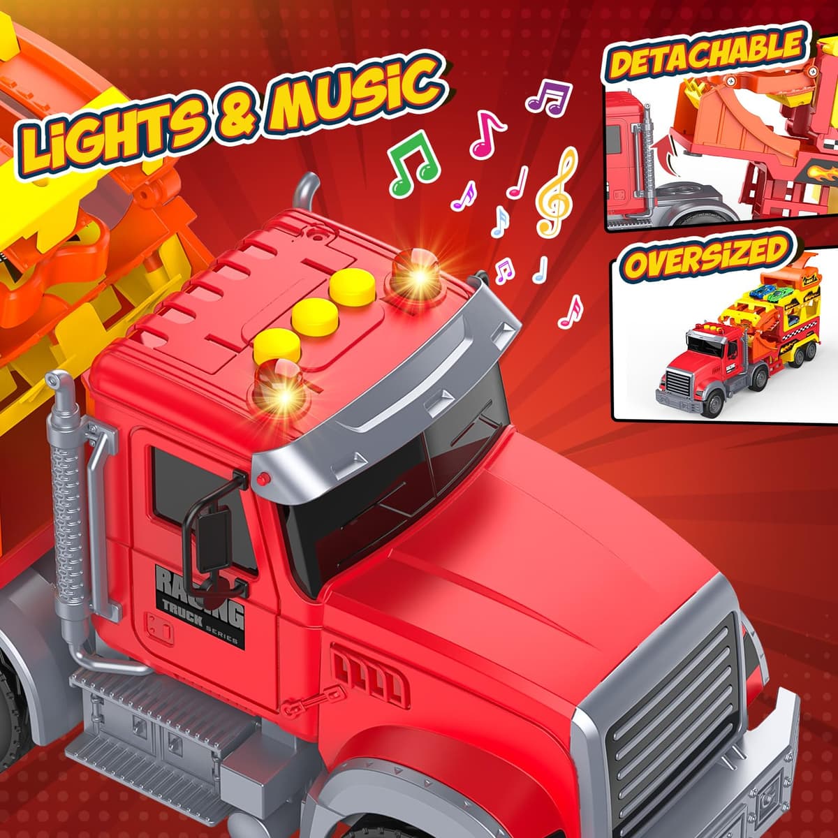 EUCOCO Juguetes Niños 2 3 4 5 6 Años, Camiones de Juguete para Niños Regalo Niño 2-6 Años Coches Cars Regalos de Cumpleaños Juegos Niños 2-6 Años — view 4