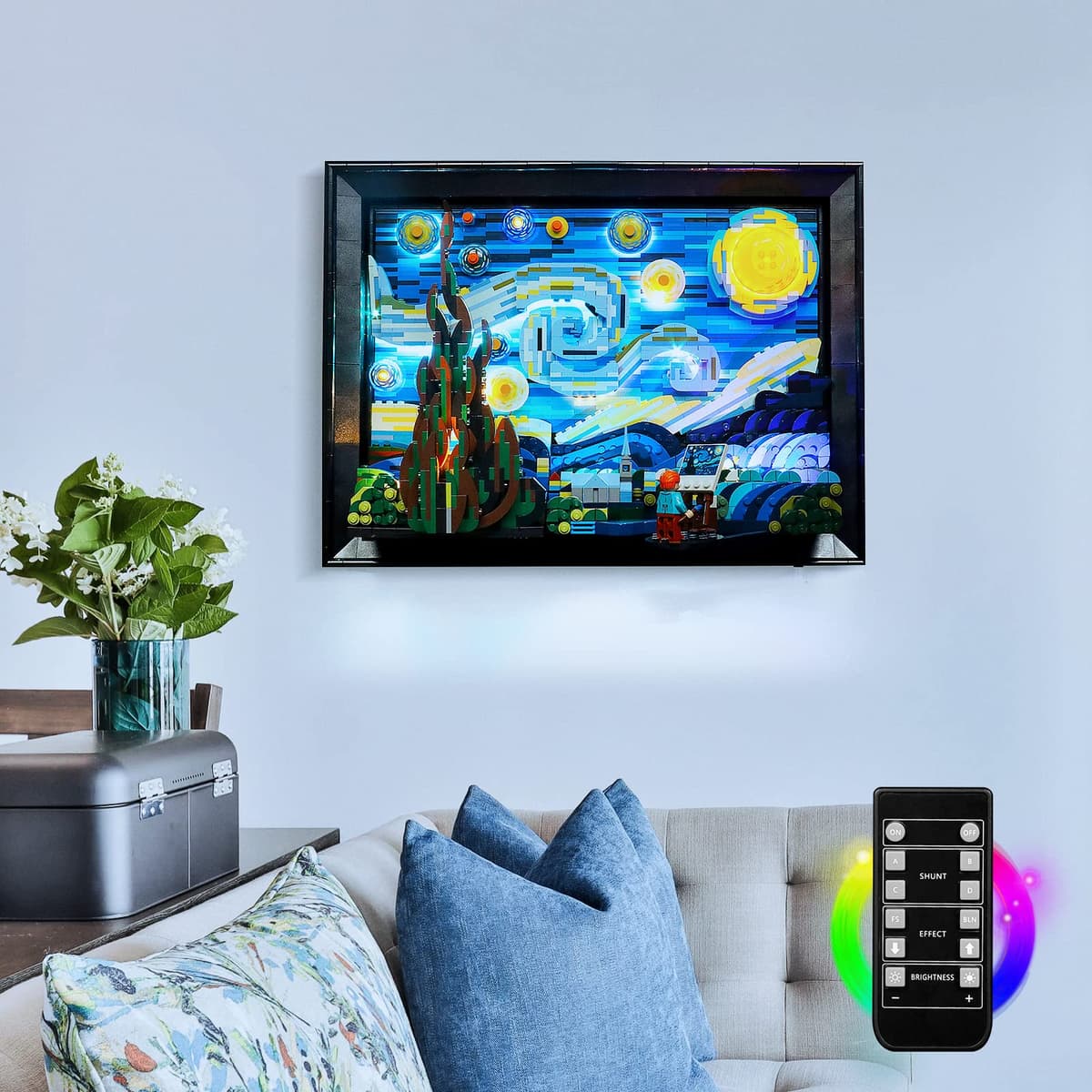 21333 LEGO Ideas Starry Night VIncent Van Gogh Kit de luz LED regalo creativo para adultos (juego sin modelo) — view 4