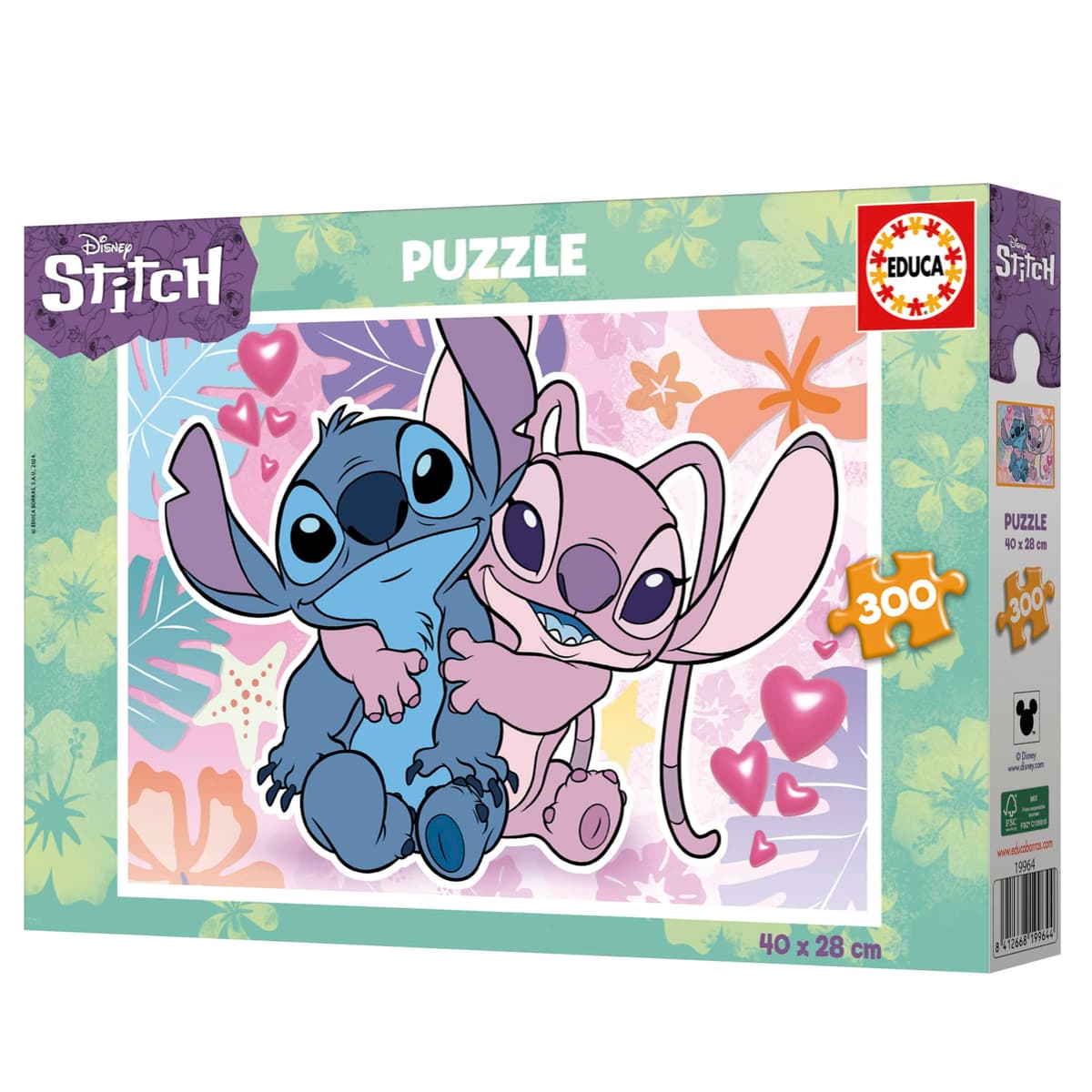 Educa - Stitch Disney | Puzzle Infantil de 300 Piezas. Medidas: 40 x 28 cm. Recomendado a Partir de 6 años (19964) — view 4