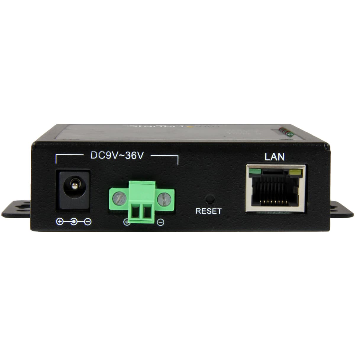 StarTech.com 2 Port Serial-to-IP Ethernet Device Server - RS232 - Metal and Mountable - Serial Device Server - RS232 Serial-Over-IP (NETRS2322P) — view 3