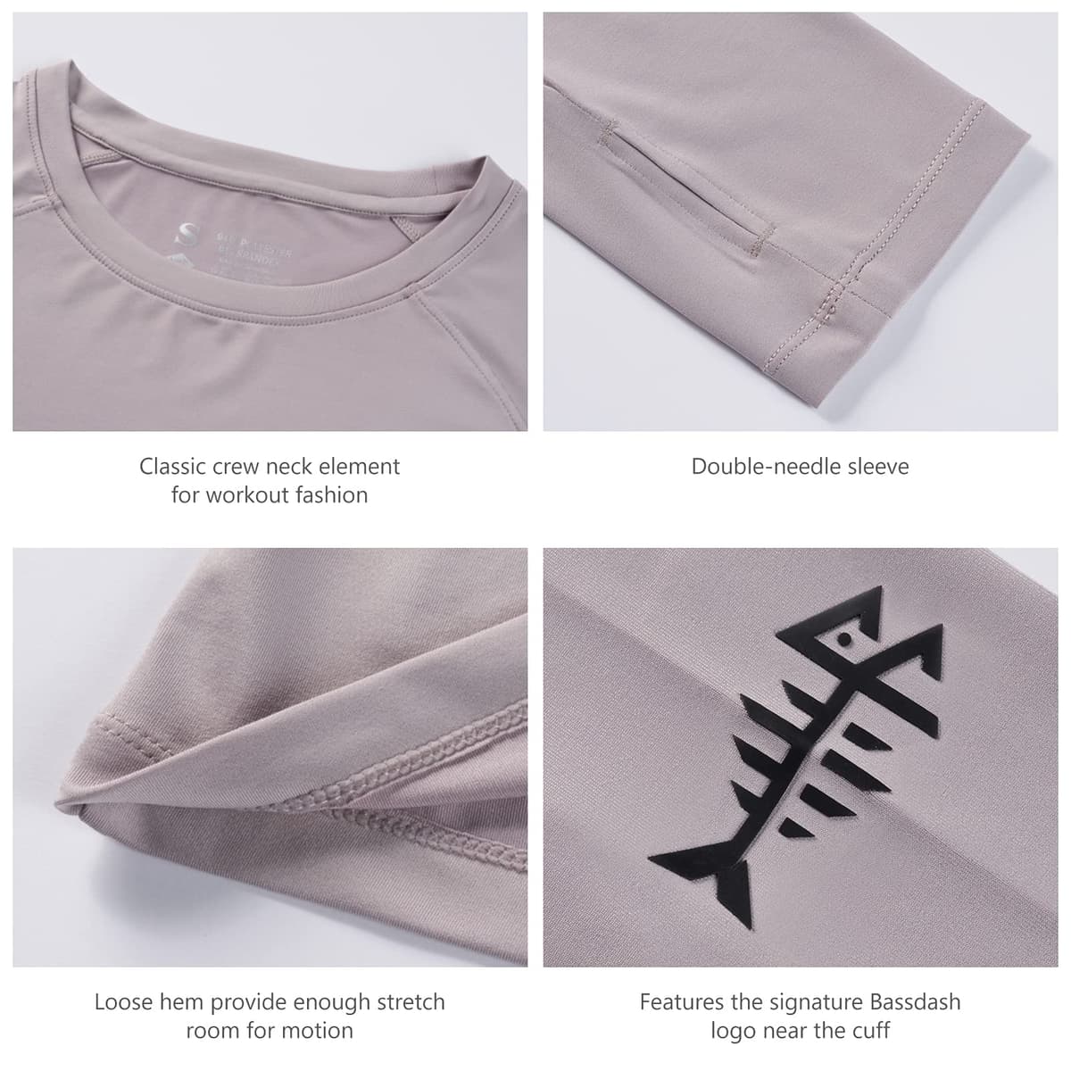 Bassdash - Camiseta de Manga Larga para Mujer con protección Solar UPF 50+ UV para Pesca, Senderismo, Rendimiento — view 6