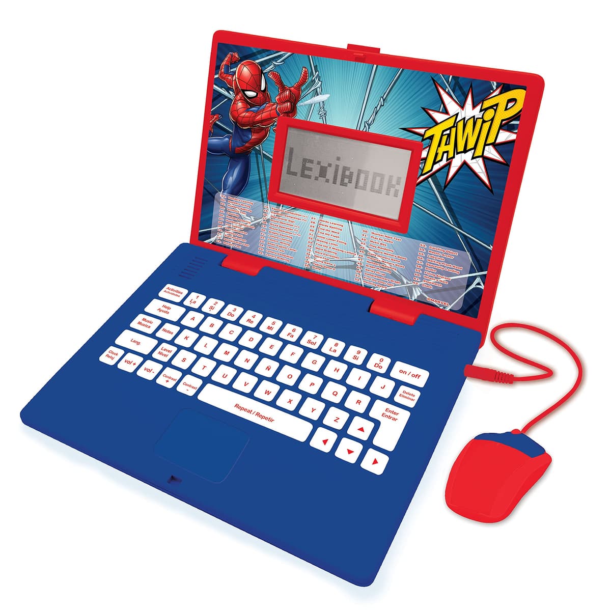 Lexibook, Disney Stitch, Ordenador Educativo bilingüe en inglés/español, 124 Actividades de lenguaje, Escritura, matemáticas, lógica, música y Juegos, para niños y niñas, JC598Di2 — view 21