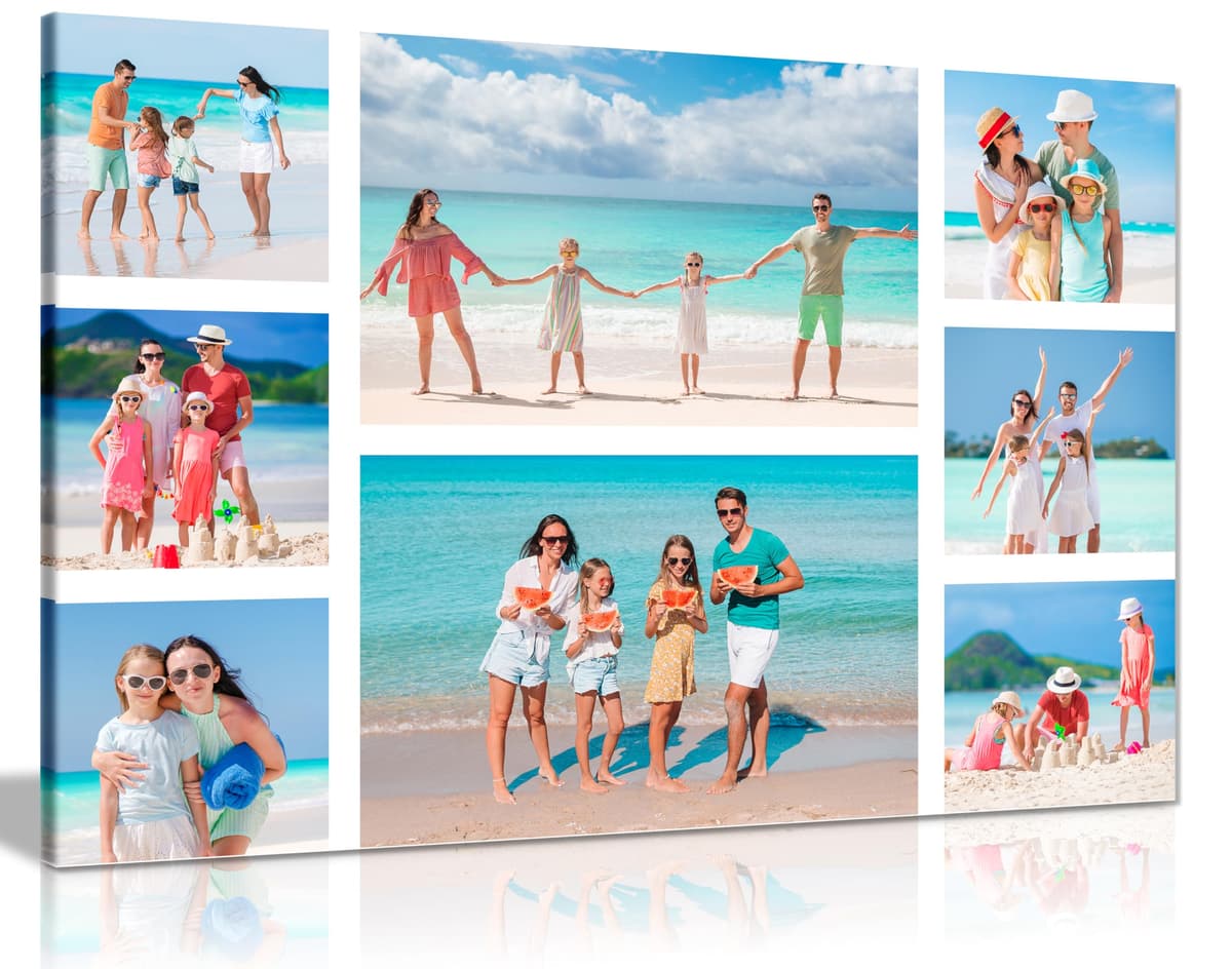 1 Photo Portrait Personalised Canvas Print – Custom Photo Wall Art – Multiple Sizes via “Customise Now” – Custom Printed Gift for Home & Occasions — view 19