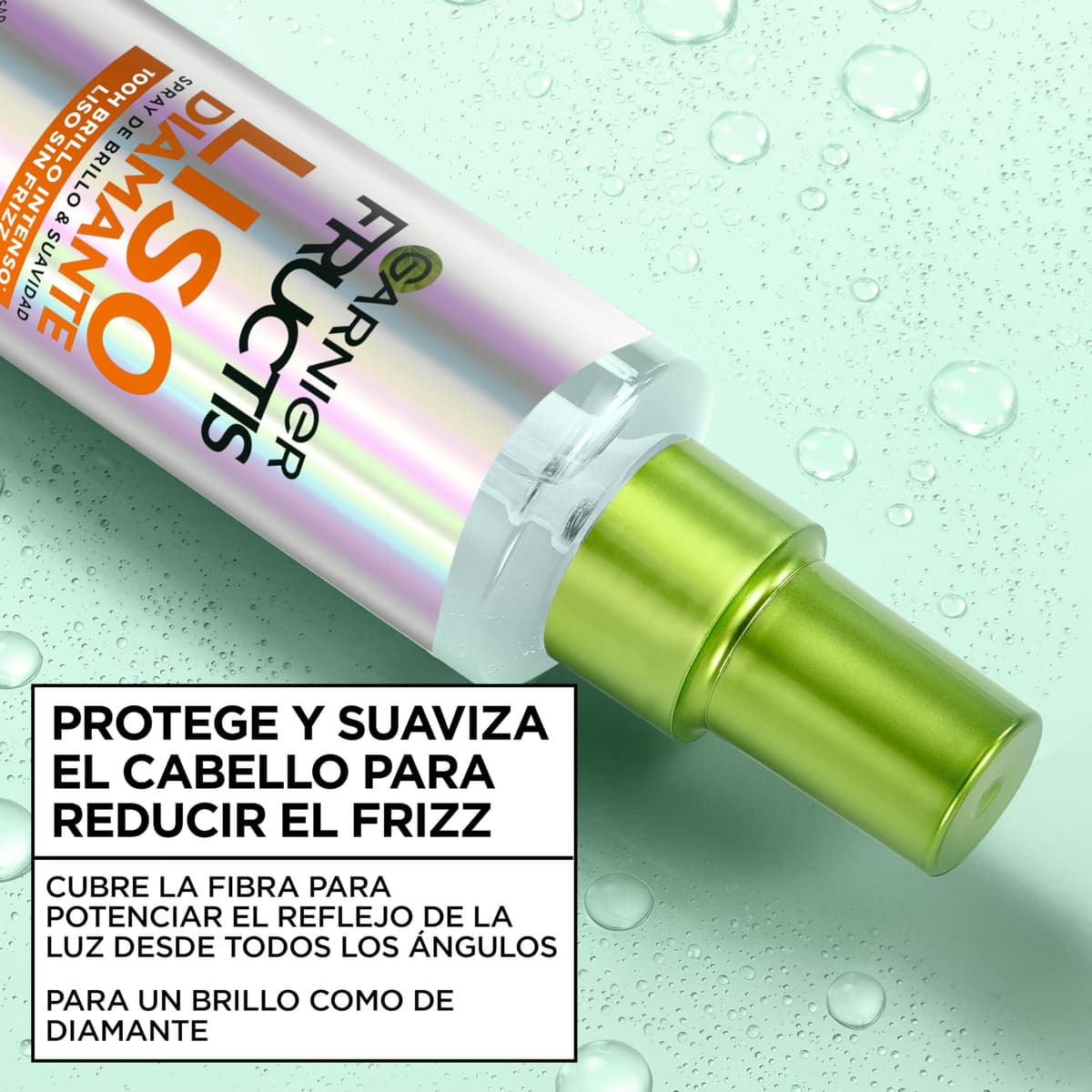 Garnier Fructis Diamond Smooth Spray, Shine and Smoothness, 100H Intense Shine, Smooth without Frizz, Light Feel, Thermal Protection, 150 ml — view 8