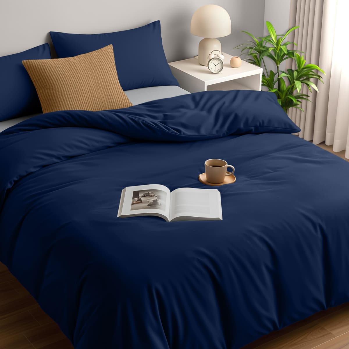 Utopia Bedding Duvet Cover Double - Soft Microfibre Polyester - Bedding Quilt Cover Set, with Pillow cases (Grey) — view 20