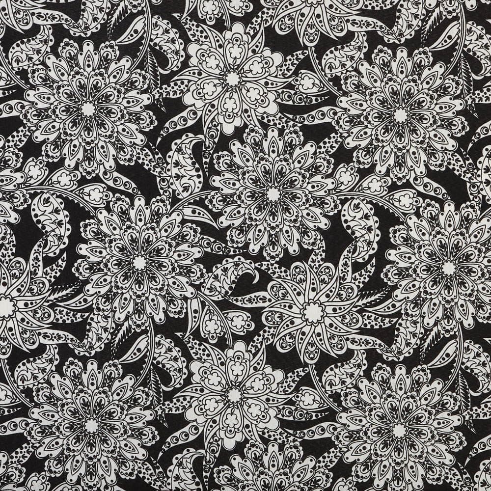 Kt KILOtela - Tela Loneta Estampada, Decoración, Tapizar, Cojines, Cortinas, Bolsos, Manteles, Costura Creativa, 100 cm Largo x 280 cm Ancho, Flores Sevilla, Rosa, Azul ─ 1 Metro — view 9