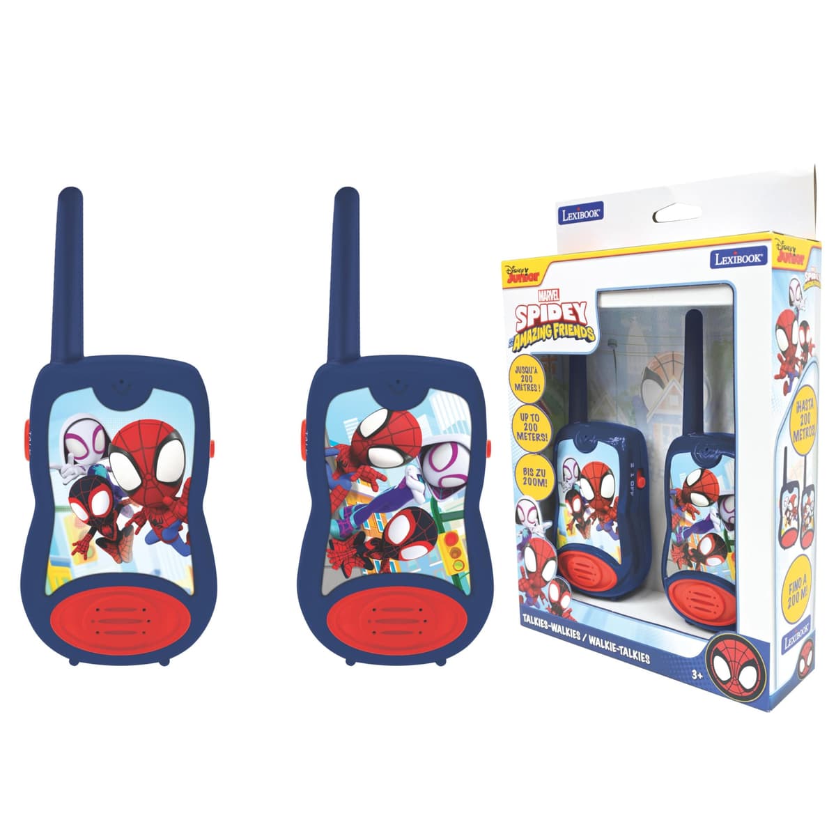 Lexibook, Super Mario, Walkie-talkies 200m, Juego de comunicación para niños, 2 Canales de comunicación, Clip para cinturón, a Pilas, Azul/Rojo, TW12NI — view 27