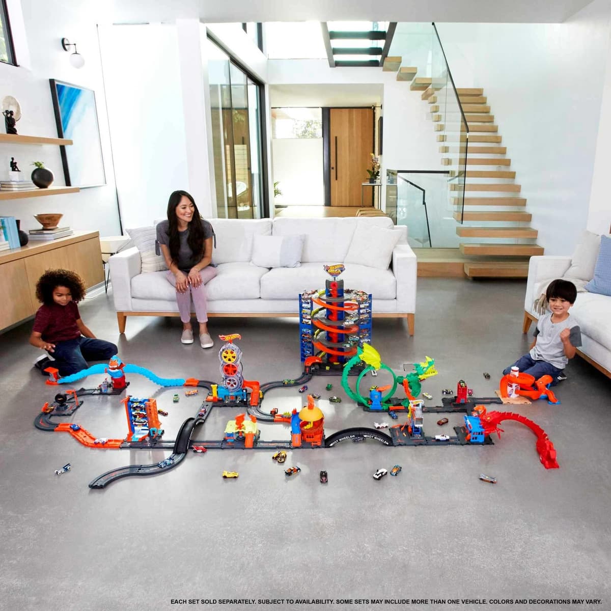 Hot Wheels Track Builder Caja Lata de Gasolina Set de Pistas para Coches de Juguete (Mattel HDX78) — view 2