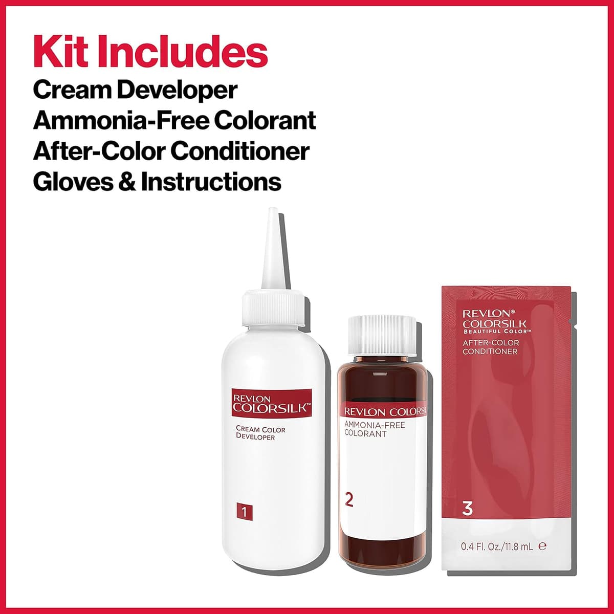 REVLON Colorsilk Beautiful Color, Permanent Hair Color with Keratin and Amino Acids, Long-Lasting Intense Color, Ammonia Free — view 5