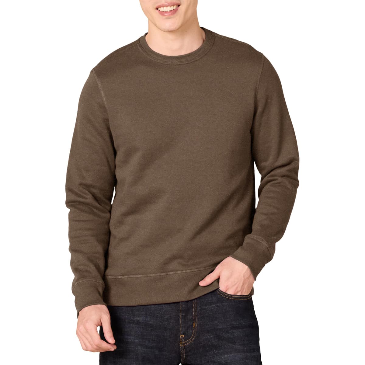 Amazon Essentials Hombre Sudadera de Forro Polar con Cuello Redondo (Disponible en Tallas Grandes y Largos Especiales) — view 23