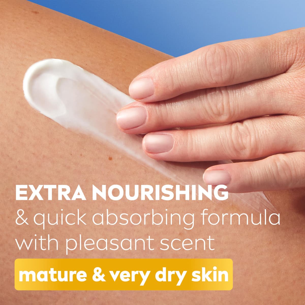 NIVEA Q10 60+ Mature Skin Body Lotion (400ml), Nourishing Firming Cream with Q10 and Argan Oil, NIVEA 72H Moisturising Cream for Ageing and Mature Skin — view 5