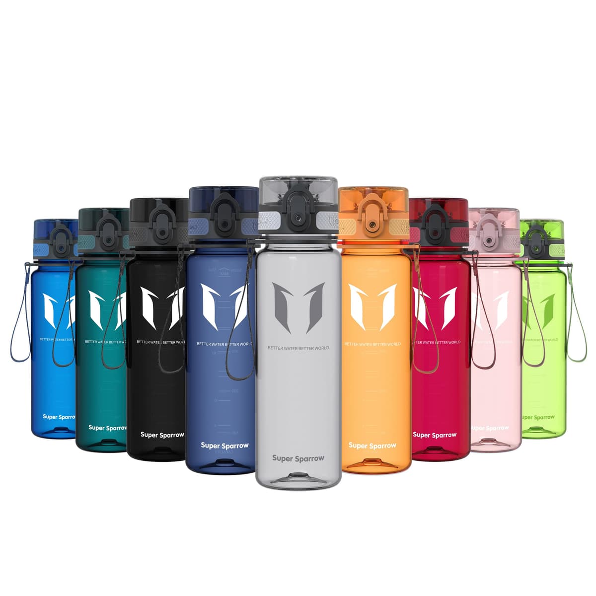 Super Sparrow Botella de Agua Deportiva -350ml & 500ml & 750ml & 1000ml - Sin BPA — view 95