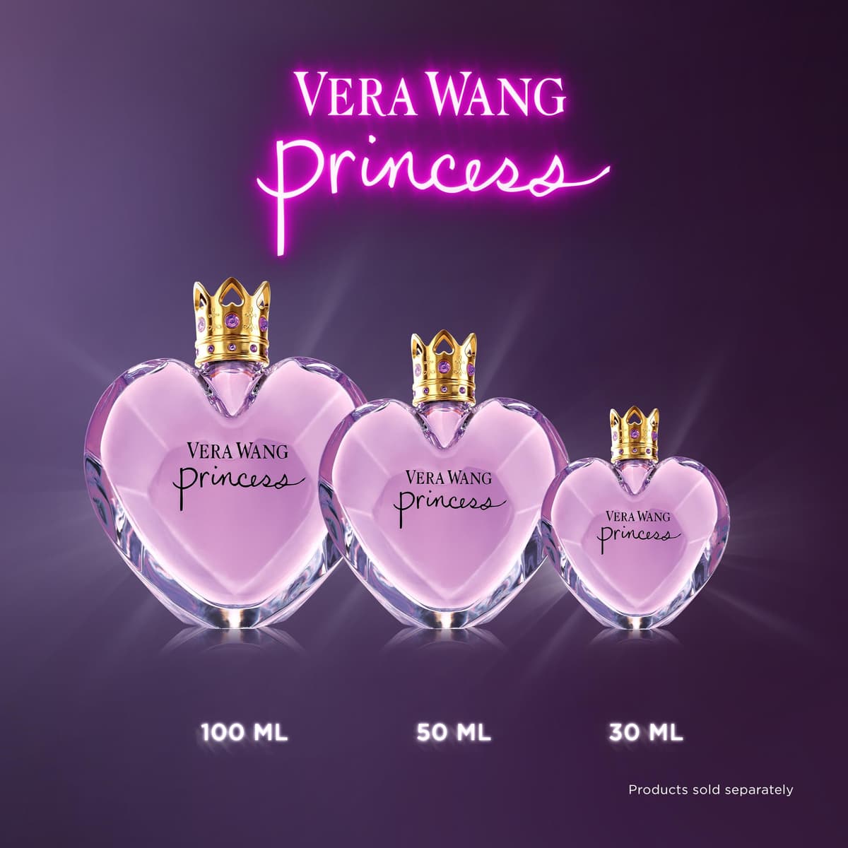 VERA WANG Princess - Eau de Toilette for Her - Fruity & Floral Fragrance with Notes of Lady Apple, Pink Guava and Vanilla - Medium Longevity - 100ml — view 5