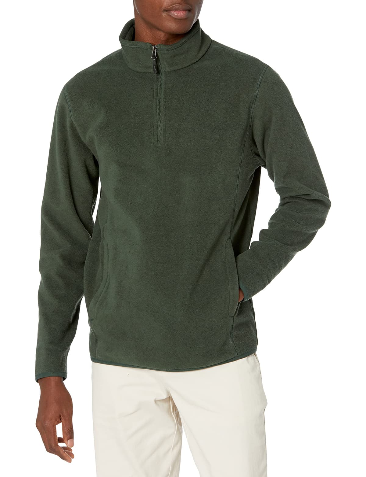 Amazon Essentials Hombre Chaqueta de Forro Polar con Cremallera de un Cuarto — view 9