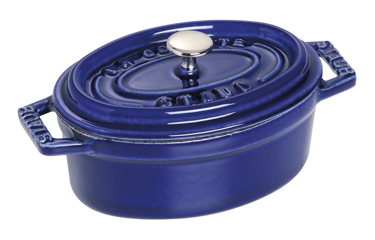 STAUB Cacerola/Cocotte de Hierro Fundido Ovalada, 17 cm, 1 L, Gris grafito — view 43