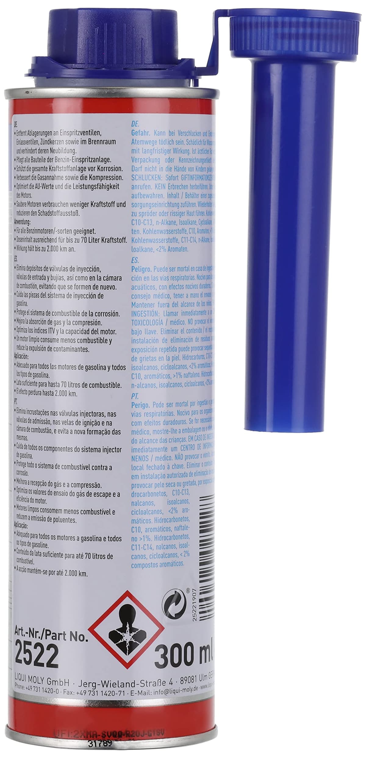 LIQUI MOLY Limpiador de inyección | 300 ml | Gasolinitita | 2522 — view 2